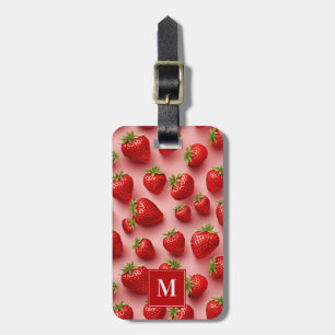 Niedliche Strawberry Gepäckmarke Gepäckanhänger