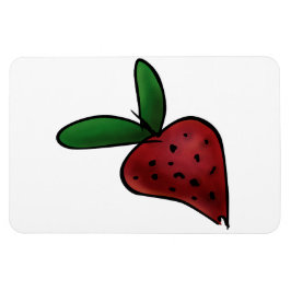 Niedliche Strawberry-Illustration Magnet