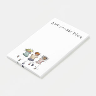 Niedliche Strichmännchen  Post-it Klebezettel