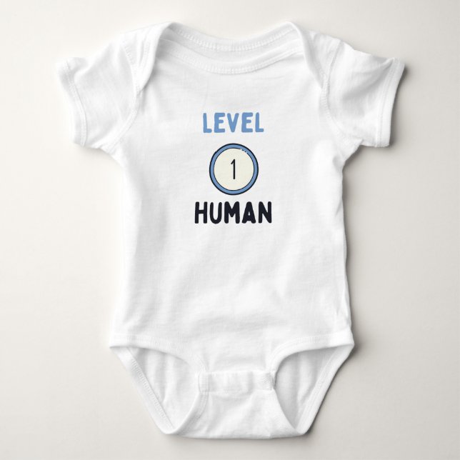Niedliche Stufe 1 menschlicher Körperanzug - Gesch Baby Strampler (Vorderseite)
