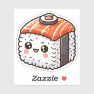 Niedliche Sushi Art Custom Cut Vinyl Stickers Aufkleber