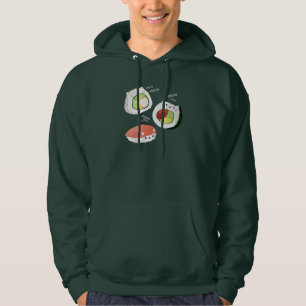 Niedliche Sushi-Katze Hoodie