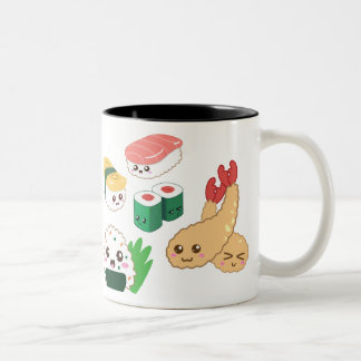 Niedliche Sushi-Tasse Zweifarbige Tasse