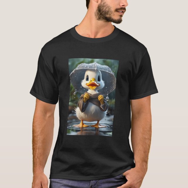 Niedliche süße kleine Ente T-Shirt (Vorderseite)