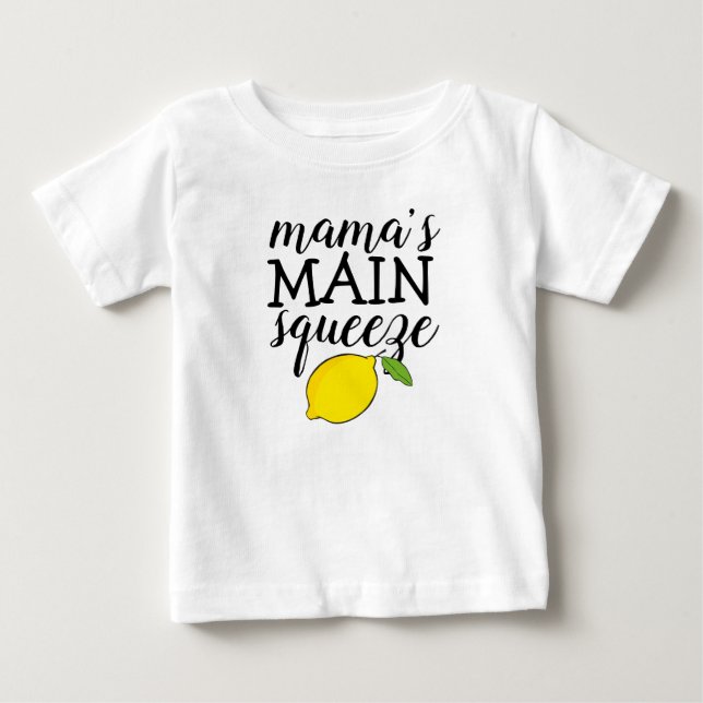 Niedliche süße Phrase | Mamas Hauptzwang Baby T-shirt (Vorderseite)