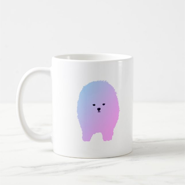 Niedliche, süße Spitz Hunde-Tasse Kaffeetasse (Links)
