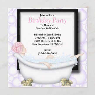 NIEDLICHE süße Wellness-Center-Bad-Massage und Einladung