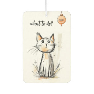 Niedliche Sweet Cat Illustration Autolufterfrischer