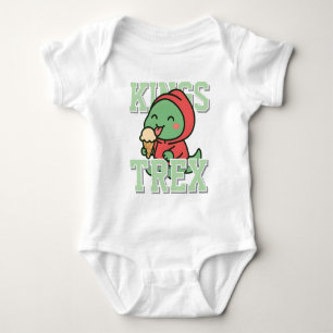Niedliche T-Rex Dinosaur Unisex Mann Kleidung Baby Strampler