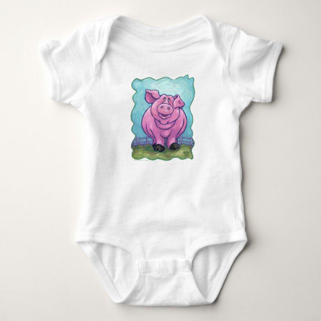 Niedliche T - Shirt für Schweinefleisch (Vorderseite)