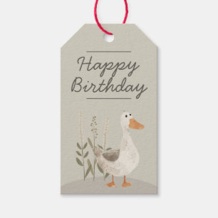 Niedliche Tags für Goose Kindergeburtstag Geschenkanhänger