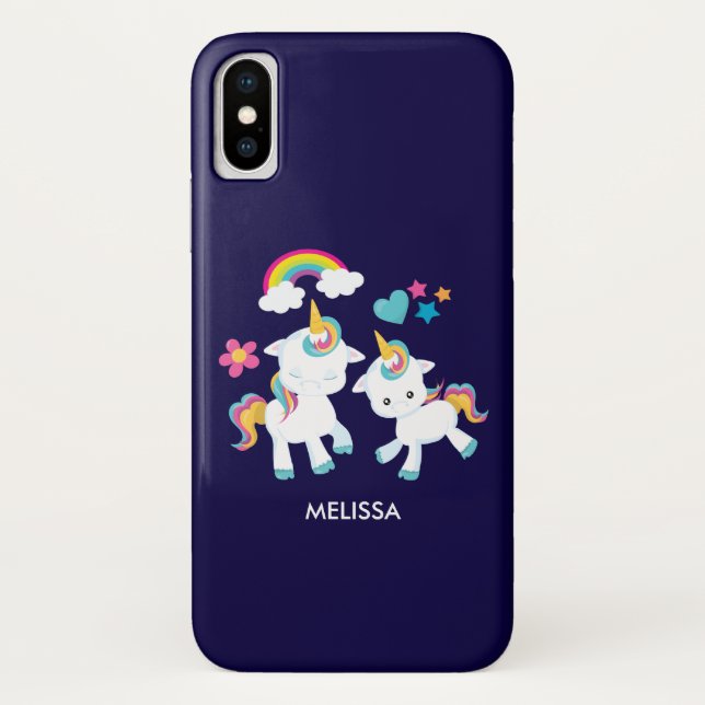 Niedliche Tanzeinheiten Magische Regenbogen & Ster Case-Mate iPhone Hülle (Rückseite)