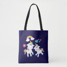 Niedliche Tanzeinheiten Magische Regenbogen & Ster Tasche