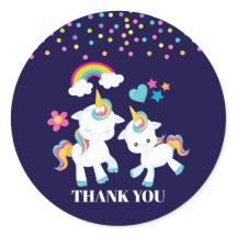Niedliche Tanzeinheiten Magischer Regenbogen Danke