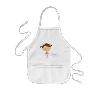 Niedliche Tänzer-Ballerina-Mädchen-Schürze Kinderschürze