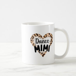 Niedliche Tanzmimi für das schwarze Herzstück am M Kaffeetasse