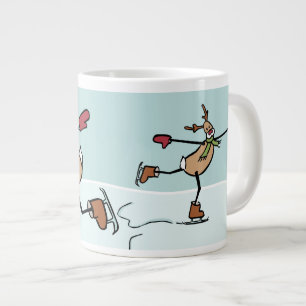 Niedliche Tanzrinne - Weihnachten Jumbo-Tasse