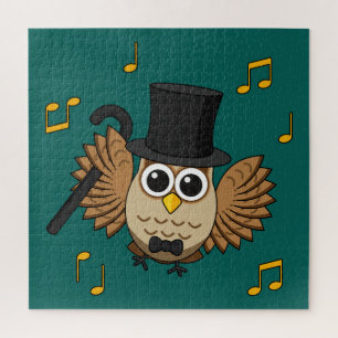 Niedliche Tanzschale mit Musiknoten Cartoon