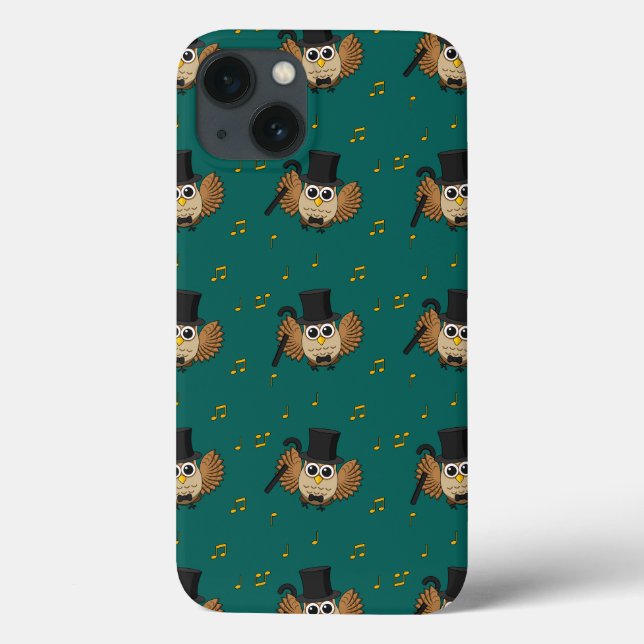 Niedliche Tanzschale mit Musiknoten Cartoon Case-Mate iPhone Hülle (Rückseite)