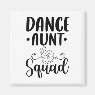 Niedliche Tanztruppe Squad Funny Dancing Proud Tan Magnet