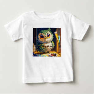 Niedliche Taschenmesser aus Polyakrylus und Palett Baby T-shirt
