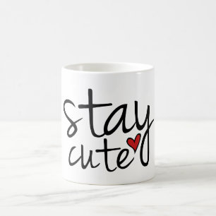 Niedliche Tasse bleibe