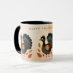Niedliche Tasse der Türkei zum Erntedankfest