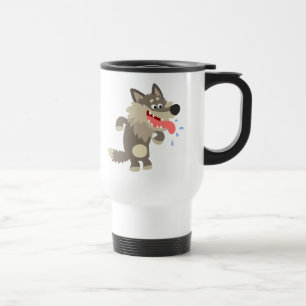 Niedliche Tasse für den Cartoon Wolf