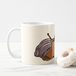 Niedliche Tasse für Schnecken - individuell einste