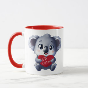 Niedliche Tasse Koala Valentins