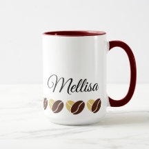 Niedliche Tasse mit Ihrem Namen und einem besonder