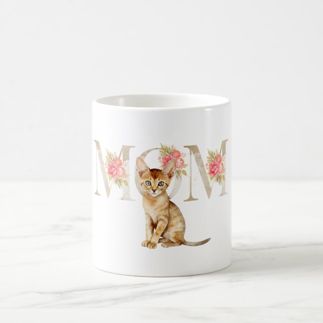 Niedliche Tasse von Kitten Muttertag (Mittel)