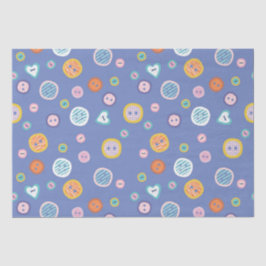 Niedliche Tasten Seidenpapier