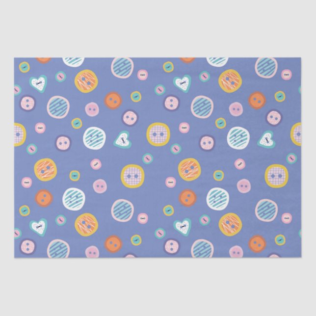 Niedliche Tasten Seidenpapier (Vorderseite)