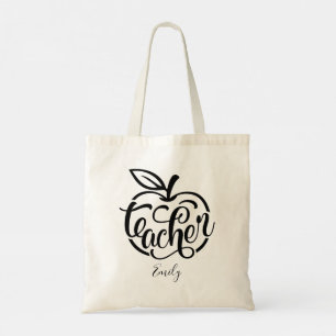 Niedliche Teach-Liebe Inspiriere Teacher-Geschenk Tragetasche