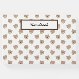 NIEDLICHE TEDDY-BAR-FÄHIGKEITEN MIT GRÜNEN KÖRPERN GÄSTEBUCH