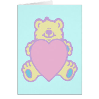 Niedliche Teddy Bär Liebe Herz