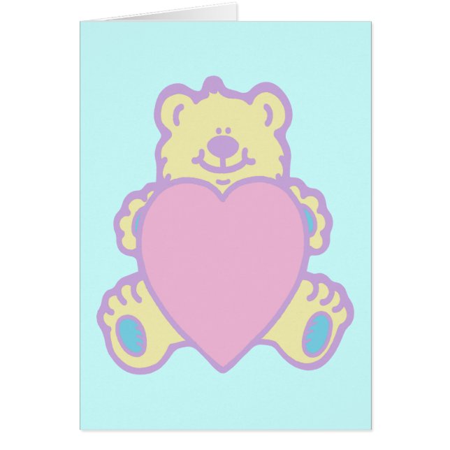 Niedliche Teddy Bär Liebe Herz (Vorne)