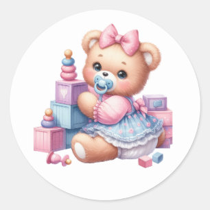 Niedliche Teddy Bär Stickers
