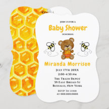 Niedliche Teddy Bären Bumblebee Baby Showeinlage