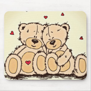 Niedliche Teddy-Bären Mousepad