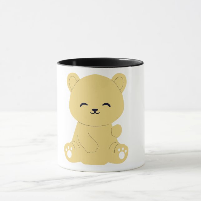 Niedliche Teddy-Bären-TASSE Tasse (Zentrum)