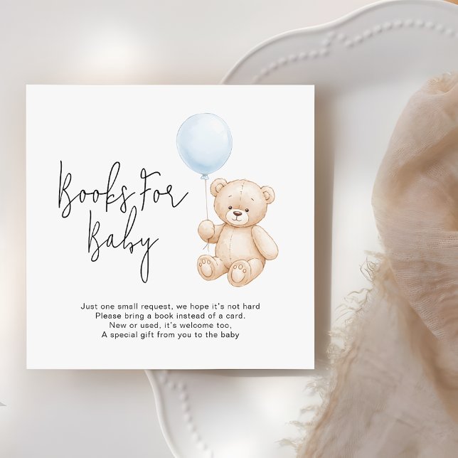 Niedliche Teddy Bear Baby Duschbücher Begleitkarte (Von Creator hochgeladen)