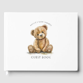 Niedliche Teddy Bear Baby Dusche Gästebuch