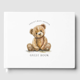 Niedliche Teddy Bear Baby Dusche Gästebuch