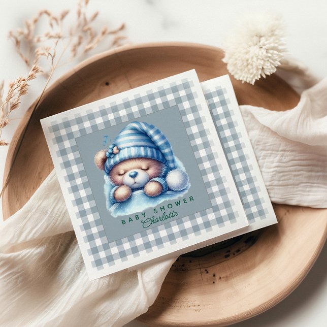 Niedliche Teddy Bear Baby Dusche Serviette (Von Creator hochgeladen)