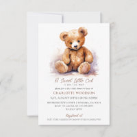 Niedliche Teddy Bear Babydusche