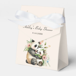Niedliche Teddy Bear & Watercolor Blume Kinderdusc Geschenkschachtel