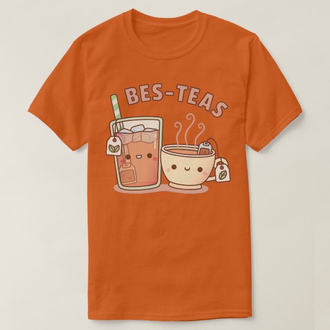 Niedliche Teesorten und Teesorten T-Shirt (Design vorne)