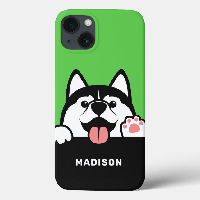 Niedliche Telefonzellen des sibirischen individuel Case-Mate iPhone Hülle (Rückseite)